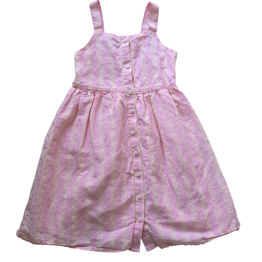 Crewcuts Pink Linen Summer Dress